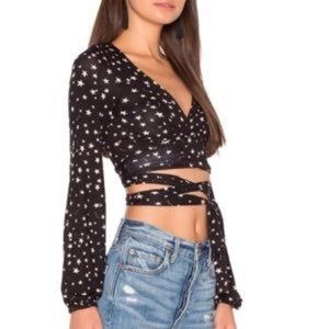 Clayton star wrap dress